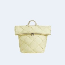 보테가 베네타 패디드 옐로우 카세트백